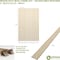 Ekena Millwork 94H x 1/4T Adjustable Wood Slat Wall Panel Kit w/ 3W Slats, Birch contains 15 Slats SWW60X94X0250BI - alternate 4